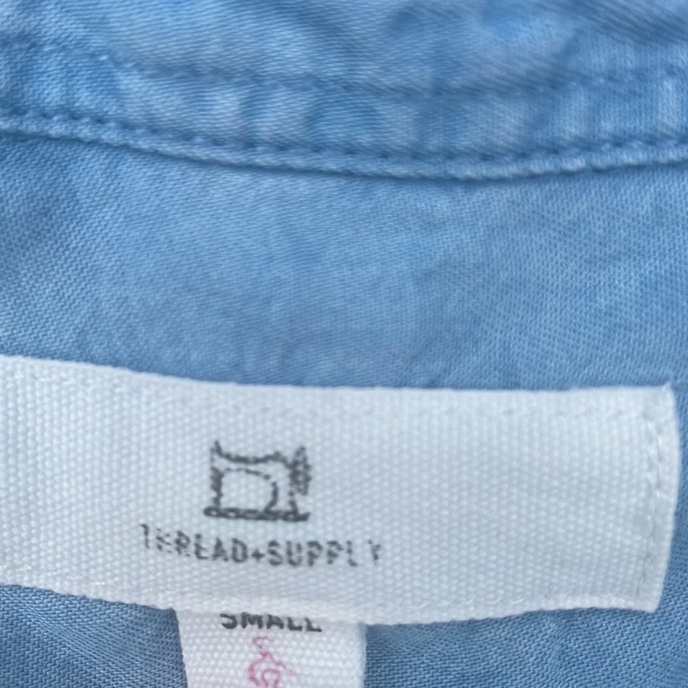 Thread & Supply  Denim Shirt Dress - Picture 5 of 8